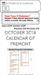 Mobile Screenshot of october-calendar.com
